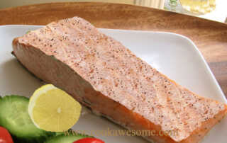 Salmon with Lemon-Horseradish Sauce Recipe