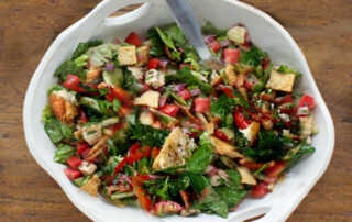 Chicken Fattoush Salad Recipe
