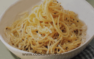 Spaghetti with Herb Sauce