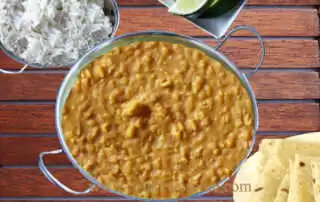 Yellow Peas Lime Curry Recipe