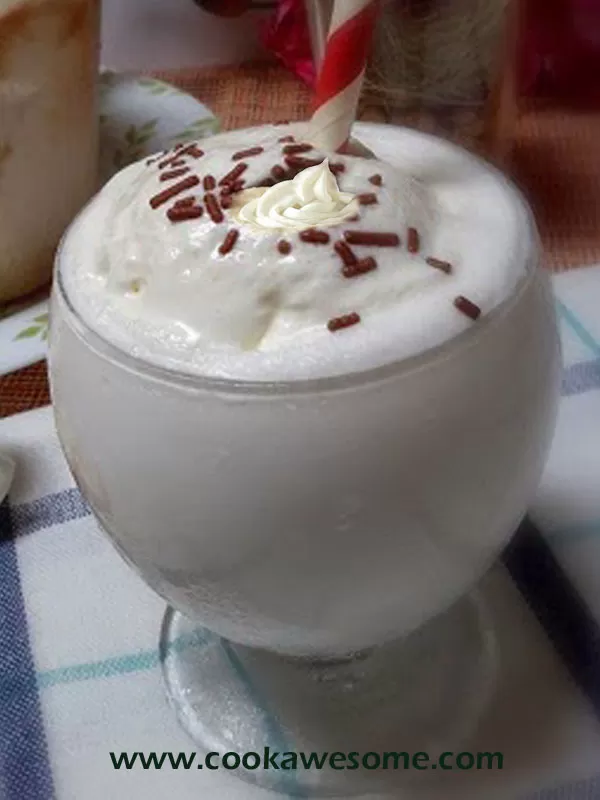 Vanilla Coconut Creamy Vegan Milkshake Recipe