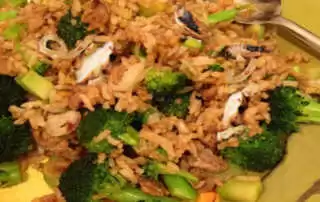 Broccoli and Chicken Fried Rice Recipe
