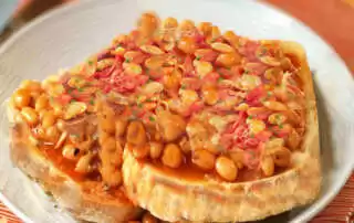  Quick Smoky Beans with Toast