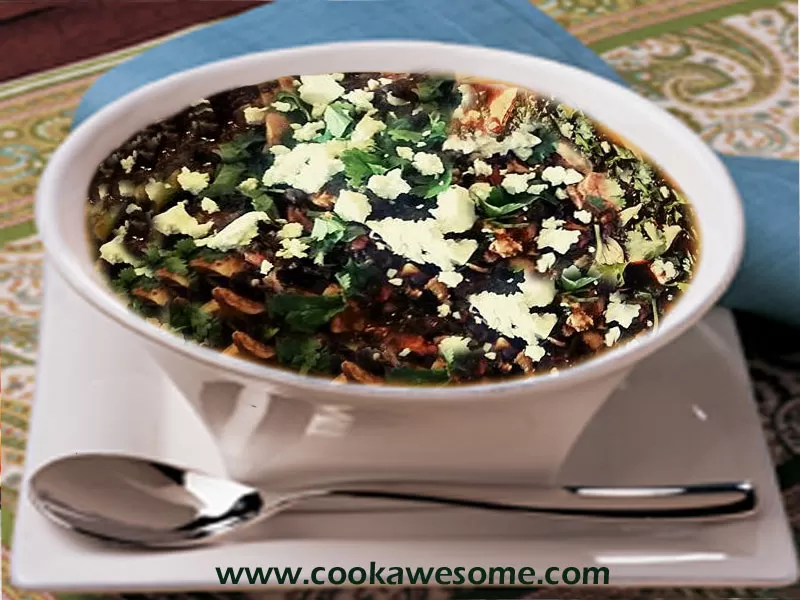 Black beans with Chicken Soup Recipe