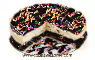 Cake Batter Fudge Brownie Ice Cream Cake