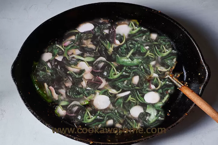 Stir-Fried Spinach Recipe